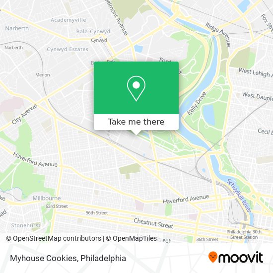 Mapa de Myhouse Cookies