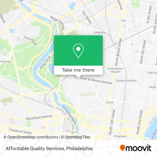 Affordable Quality Services map