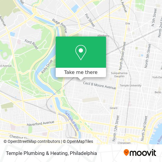 Temple Plumbing & Heating map