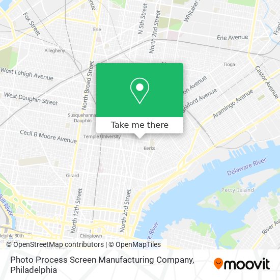 Mapa de Photo Process Screen Manufacturing Company