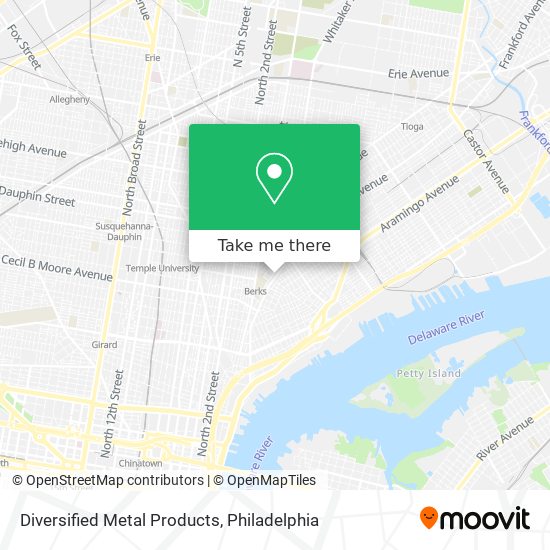 Diversified Metal Products map