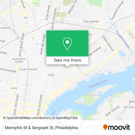 Mapa de Memphis St & Sergeant St