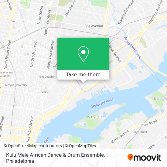 Mapa de Kulu Mele African Dance & Drum Ensemble