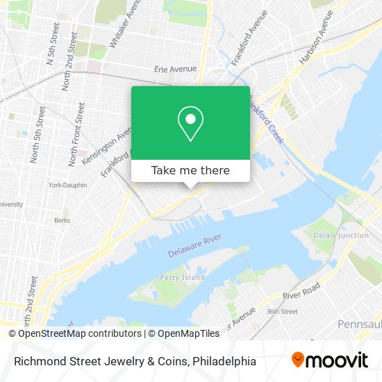 Mapa de Richmond Street Jewelry & Coins