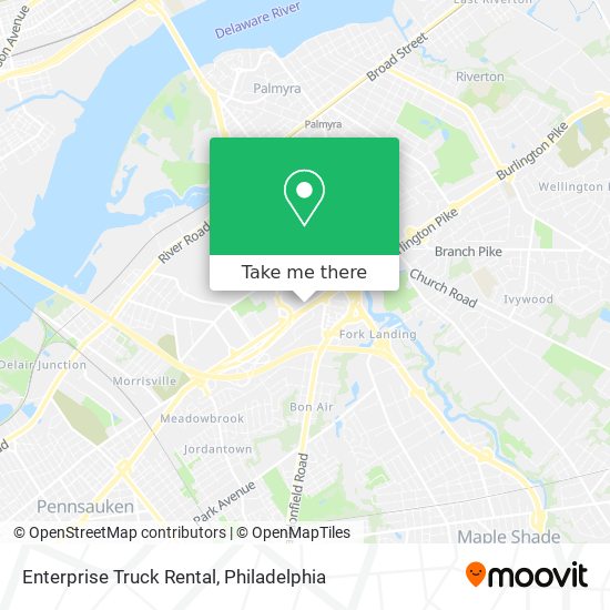 Mapa de Enterprise Truck Rental