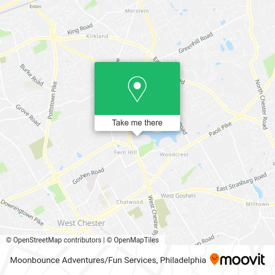 Moonbounce Adventures / Fun Services map