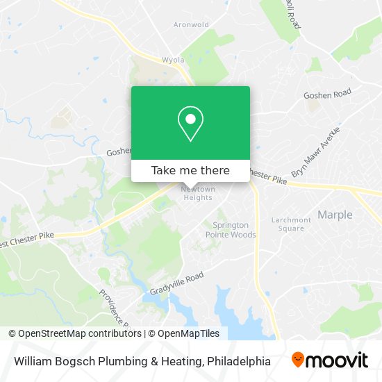 Mapa de William Bogsch Plumbing & Heating