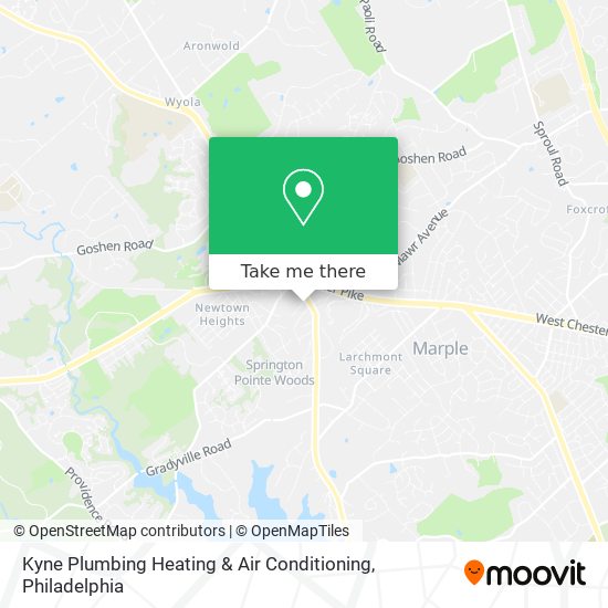 Kyne Plumbing Heating & Air Conditioning map