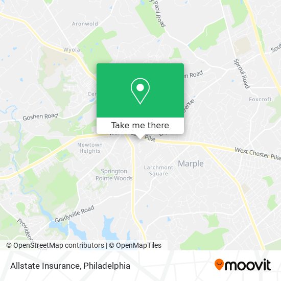 Allstate Insurance map