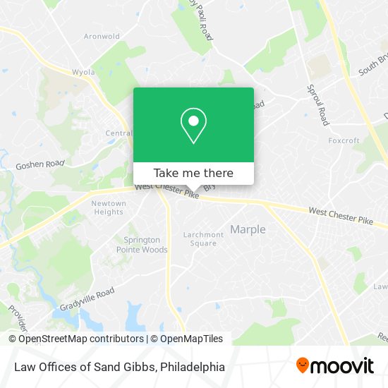 Law Offices of Sand Gibbs map