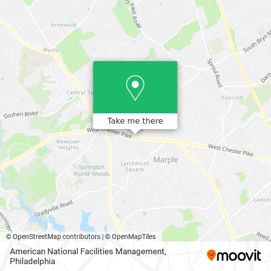 American National Facilities Management map