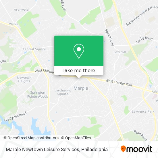Mapa de Marple Newtown Leisure Services