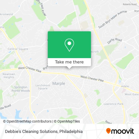 Mapa de Debbie's Cleaning Solutions