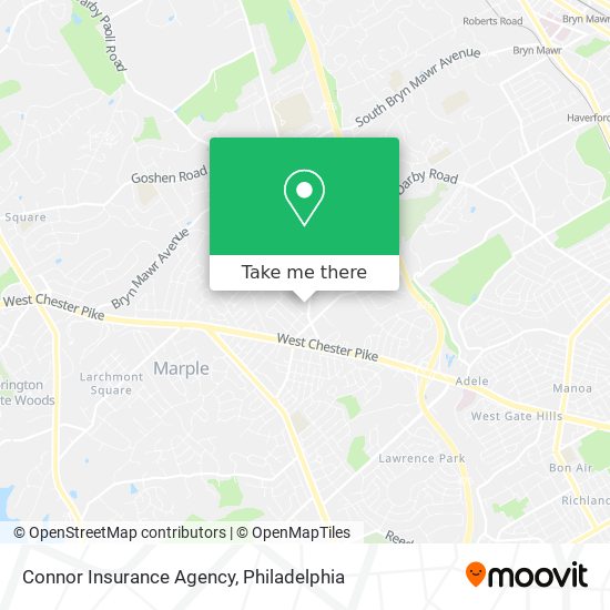 Mapa de Connor Insurance Agency