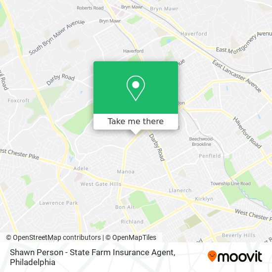 Mapa de Shawn Person - State Farm Insurance Agent