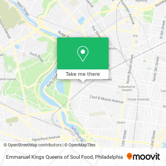 Mapa de Emmanuel Kings Queens of Soul Food