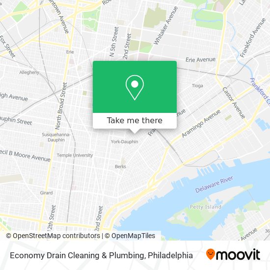 Economy Drain Cleaning & Plumbing map