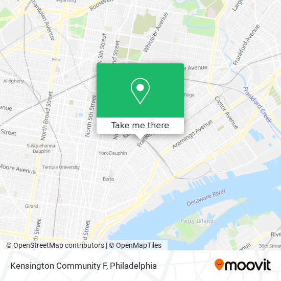 Mapa de Kensington Community F