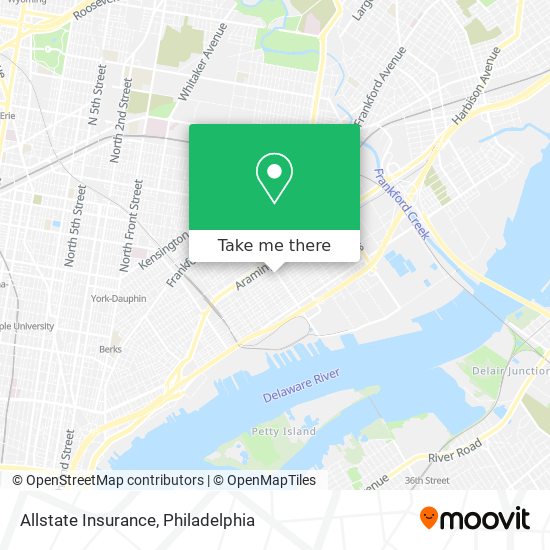 Mapa de Allstate Insurance