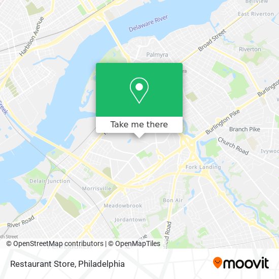 Restaurant Store map