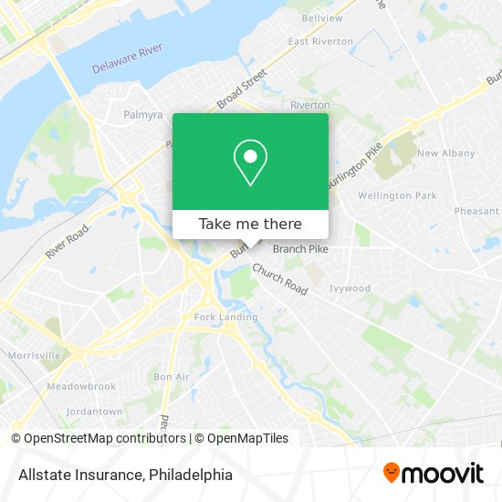 Allstate Insurance map