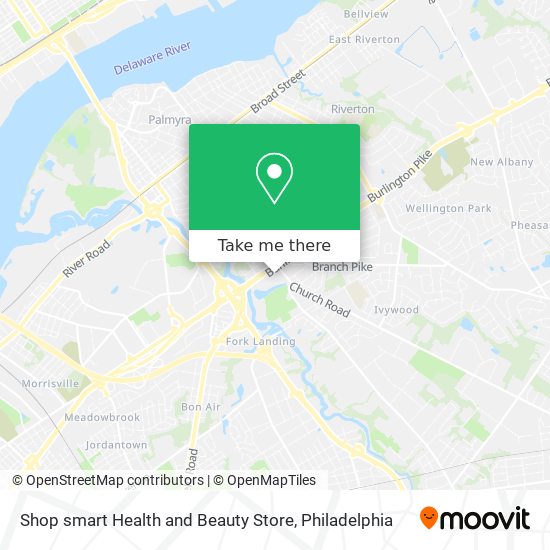 Mapa de Shop smart Health and Beauty Store