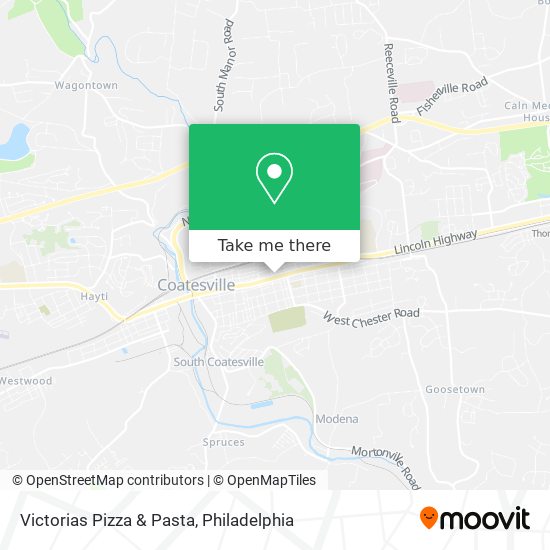 Mapa de Victorias Pizza & Pasta