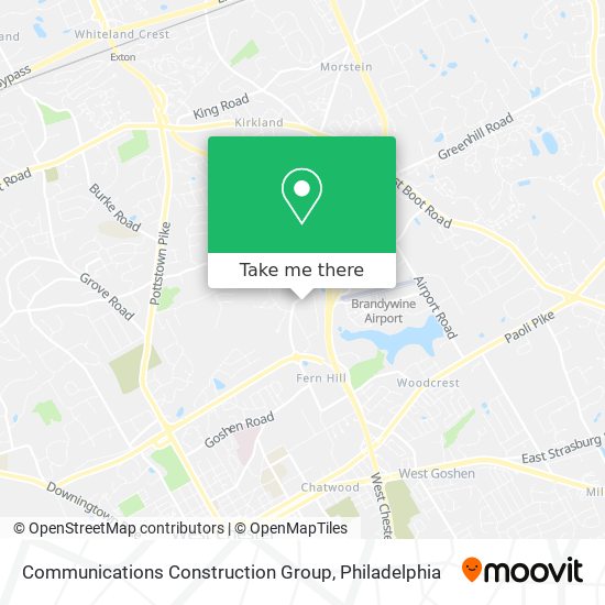 Communications Construction Group map
