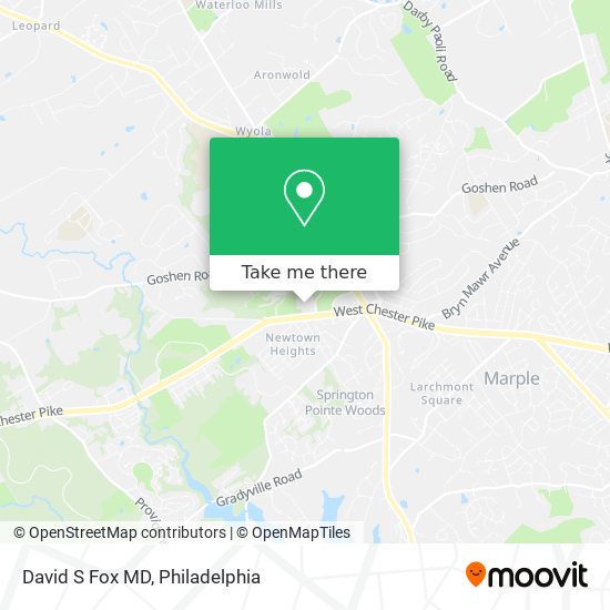 David S Fox MD map