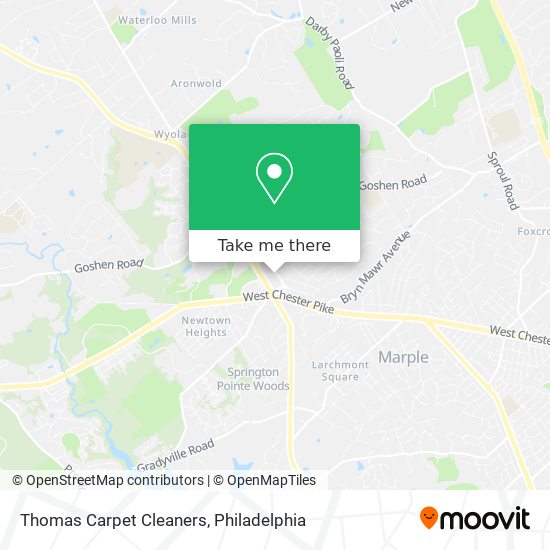 Mapa de Thomas Carpet Cleaners