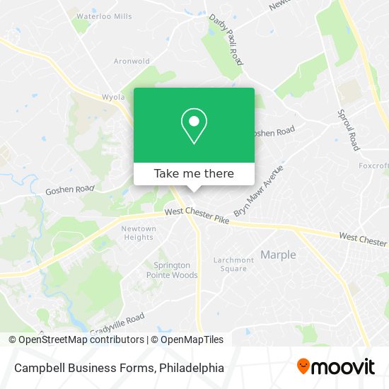 Campbell Business Forms map