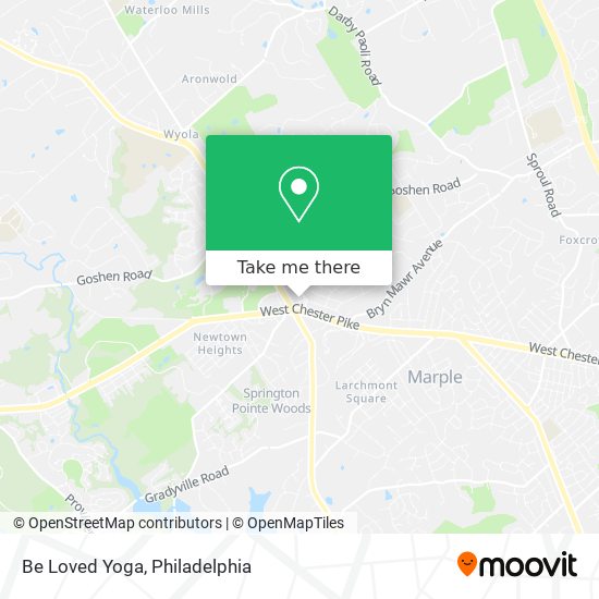 Be Loved Yoga map