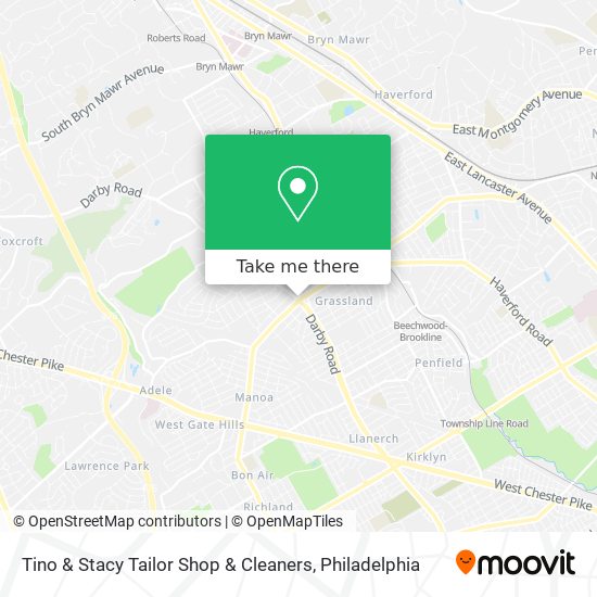 Tino & Stacy Tailor Shop & Cleaners map