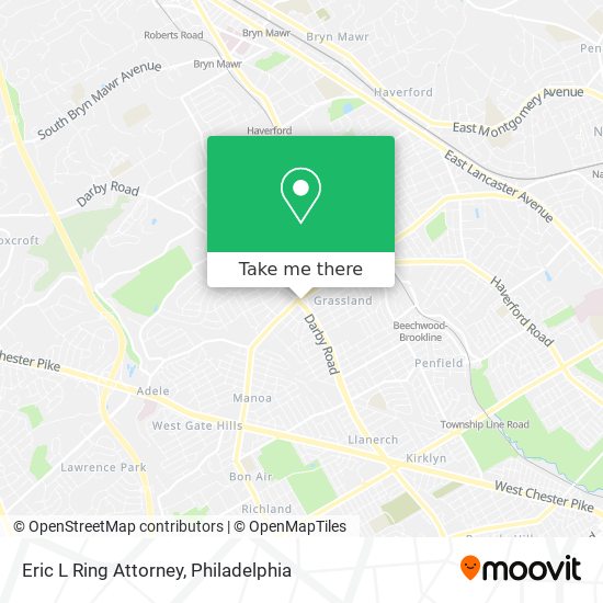 Eric L Ring Attorney map