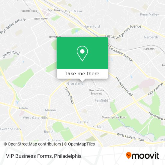 VIP Business Forms map