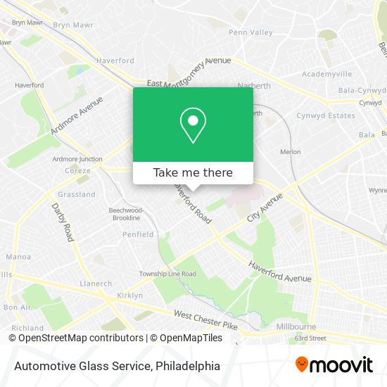 Automotive Glass Service map