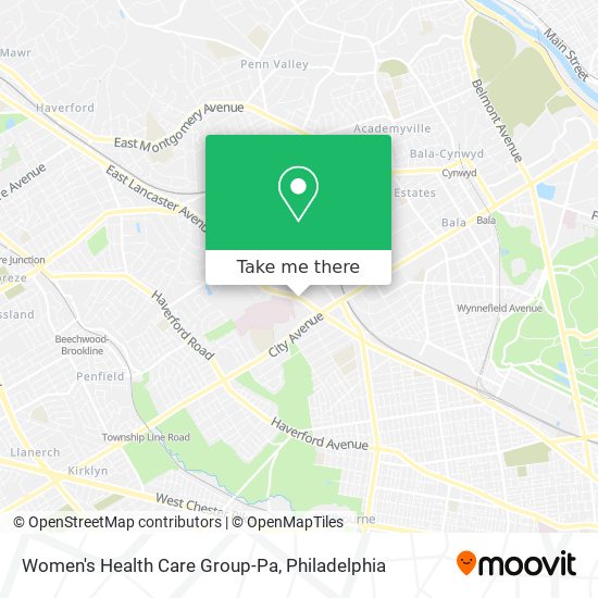 Women's Health Care Group-Pa map