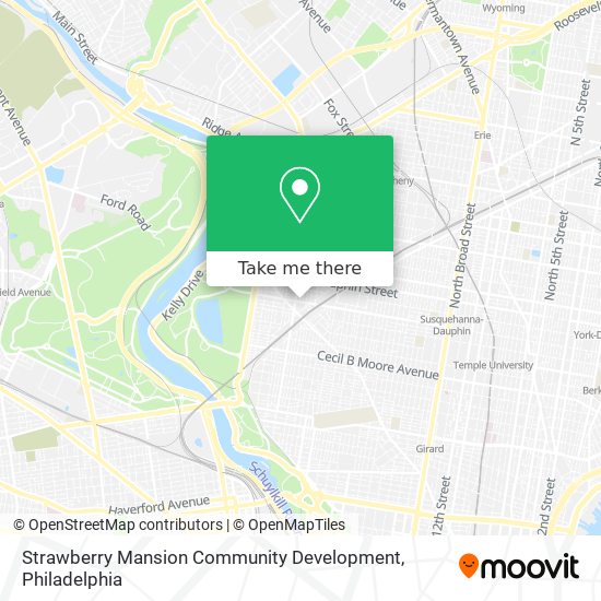Strawberry Mansion Community Development map