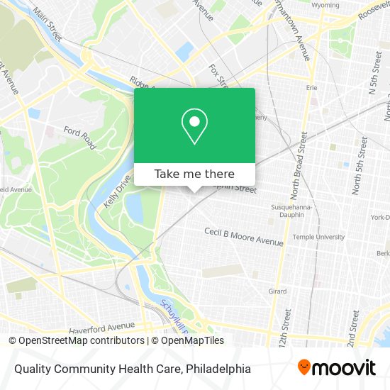Quality Community Health Care map