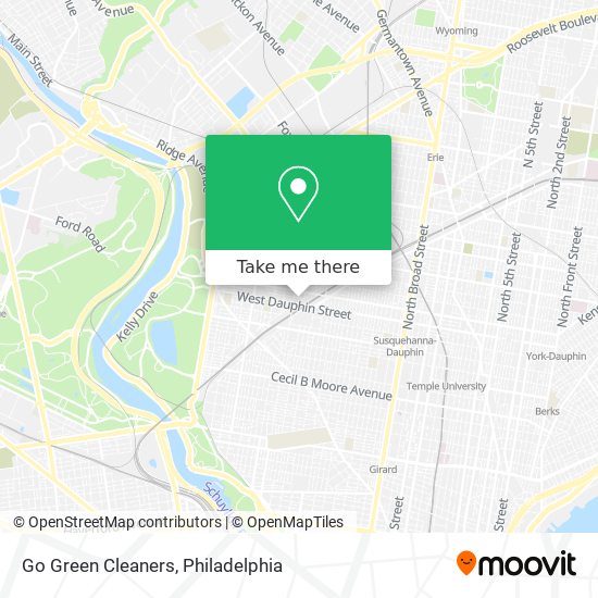 Go Green Cleaners map