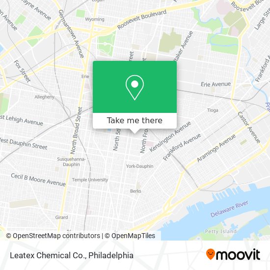 Mapa de Leatex Chemical Co.