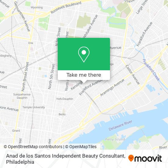 Mapa de Anad de los Santos Independent Beauty Consultant