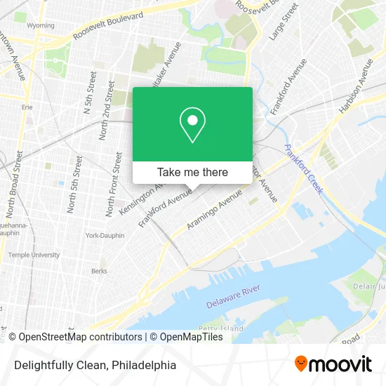 Delightfully Clean map