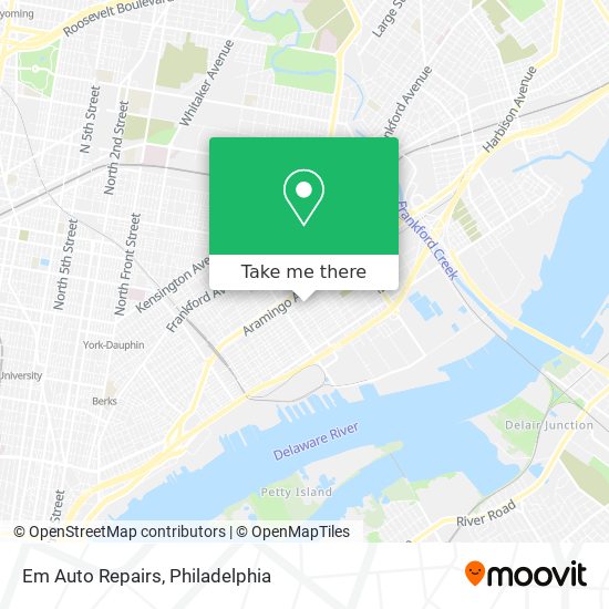 Em Auto Repairs map