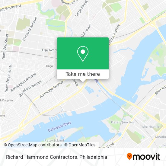 Mapa de Richard Hammond Contractors