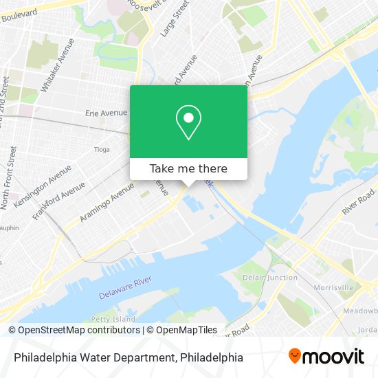 Mapa de Philadelphia Water Department