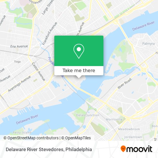 Mapa de Delaware River Stevedores
