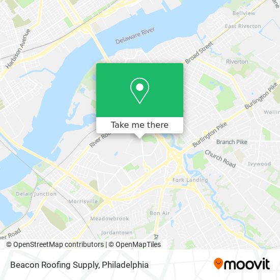 Mapa de Beacon Roofing Supply