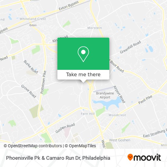 Mapa de Phoenixville Pk & Camaro Run Dr