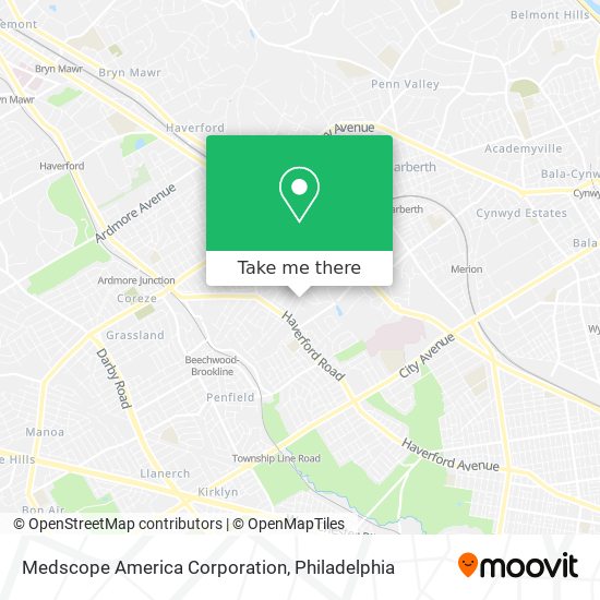 Medscope America Corporation map